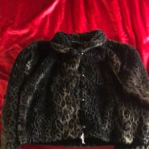 Outback trading company leopard jacket